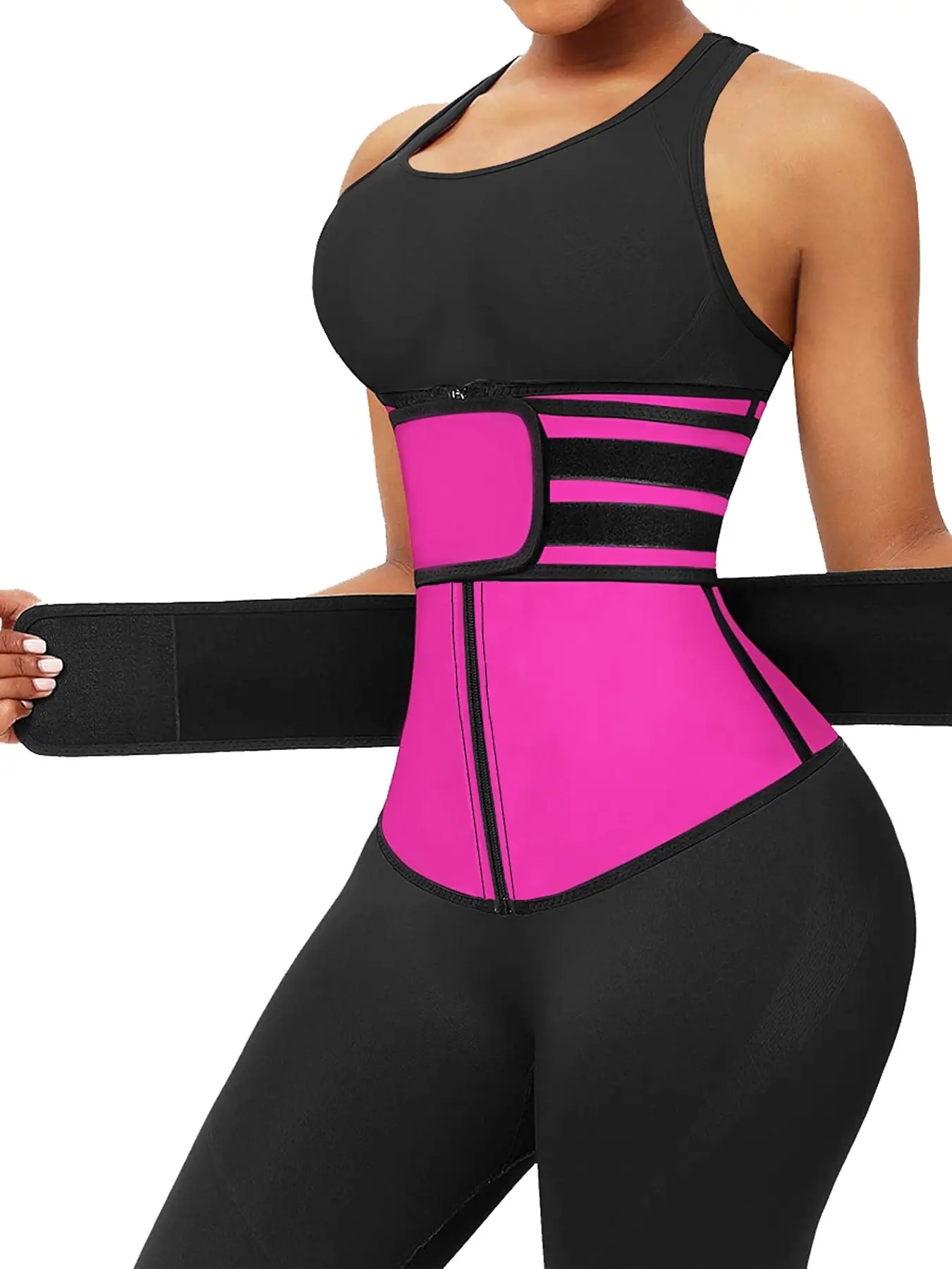 Sweat Waist Trainer Belt Neoprene - Neopren مدرب الخصر تجريب المتقلب حزام