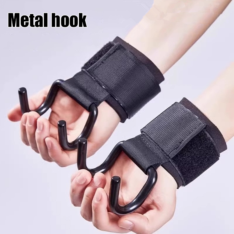 【F】قطعتان من خطافات رفع الأثقا - مراجعة Wrist Wraps Weightlifting Support وسعره