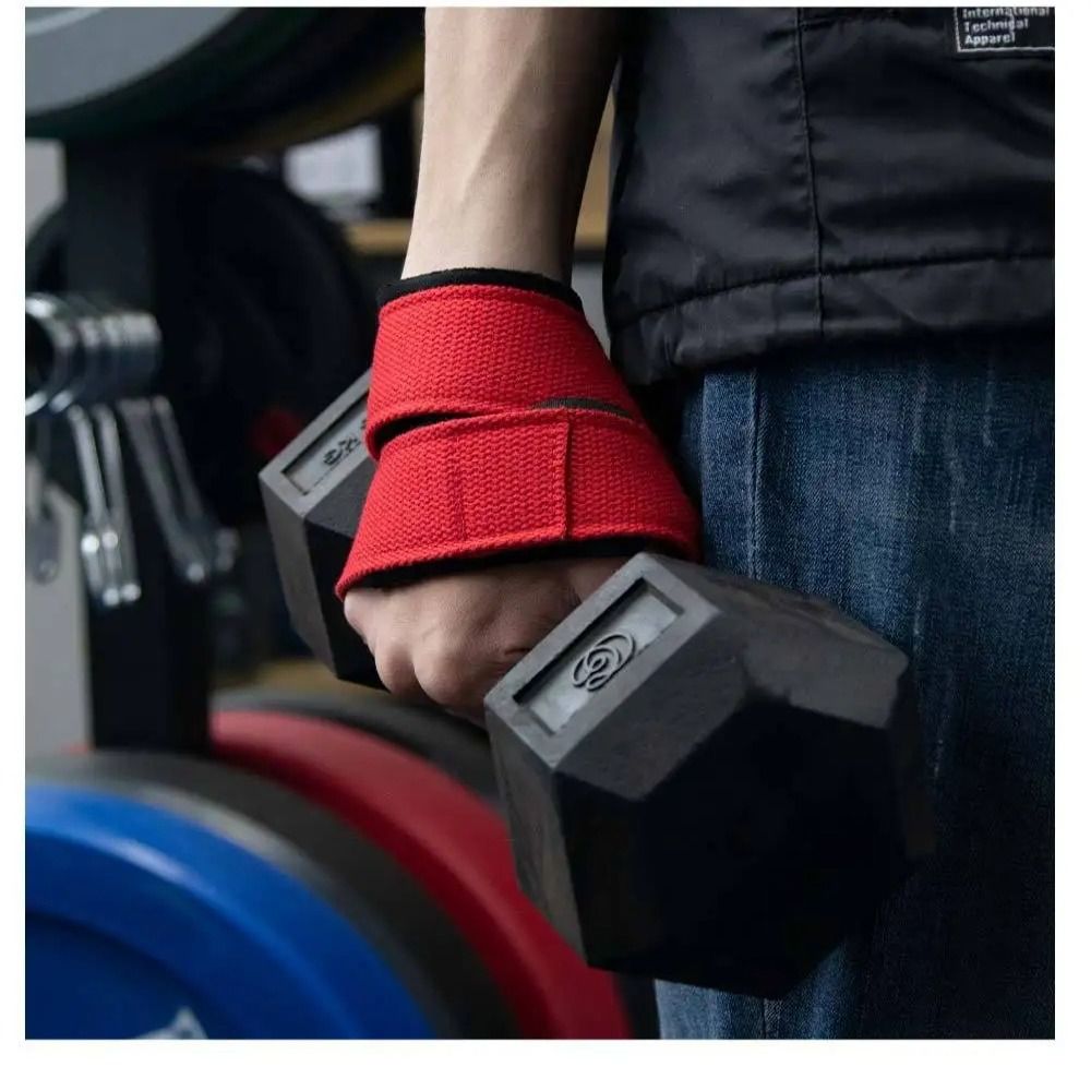 زوج جديد من أربطة اليد المصنوع - مراجعة Wrist Wraps Weightlifting Support وسعره