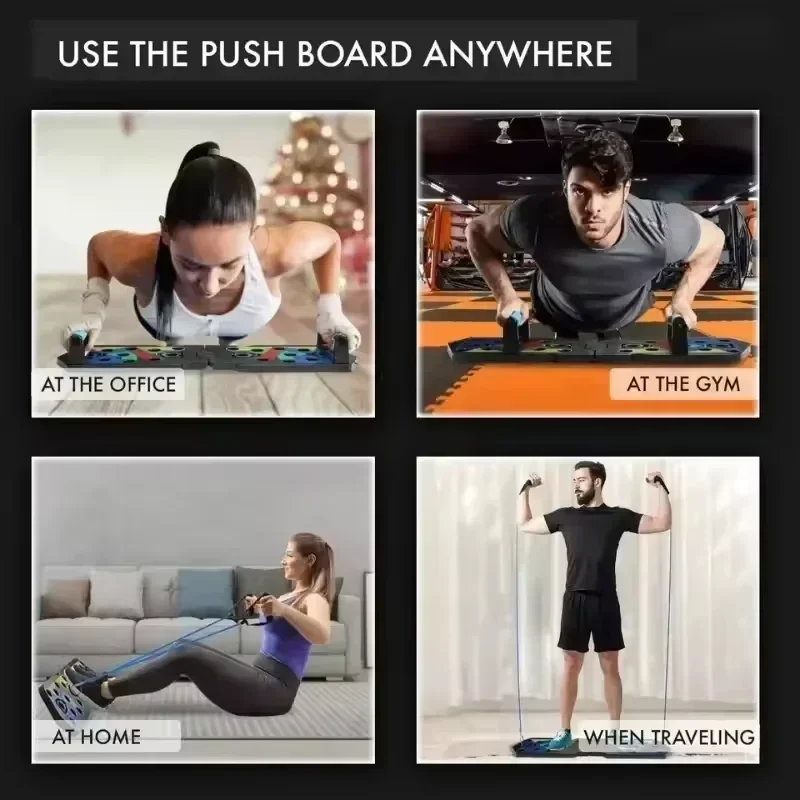 لوح تمارين الضغط متعدد الاستخد - مراجعة Push Up Board Foldable Multi Function وسعره