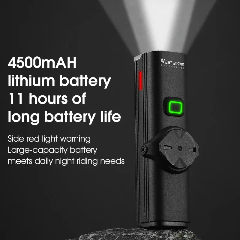 مصباح أمامي للدراجة من ويست با - مراجعة Rechargeable Bicycle Headlight 1000 Lumen وسعره