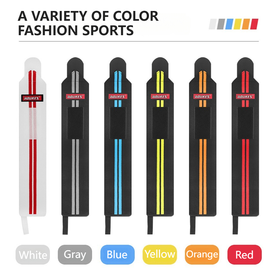 أربطة معصم AOLIKES للياقة البد - مراجعة Wrist Wraps Weightlifting Support وسعره